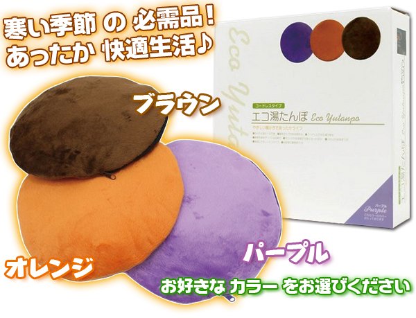 蓄熱式コードレスエコ湯たんぽ