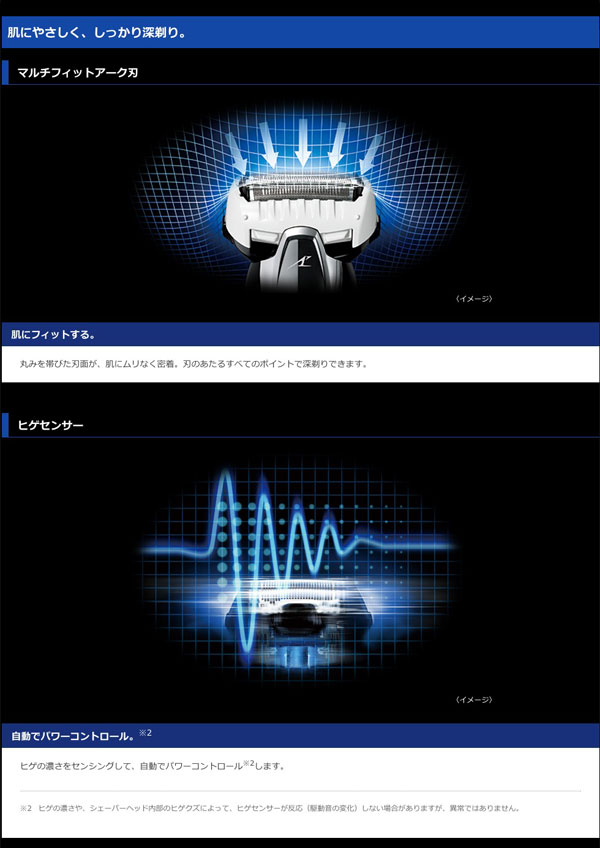 パナソニック メンズシェーバー 充電式 ひげそり ヒゲソリ 海外使用可能 水洗いOK シェーバー ひげそり - aimcube画像4