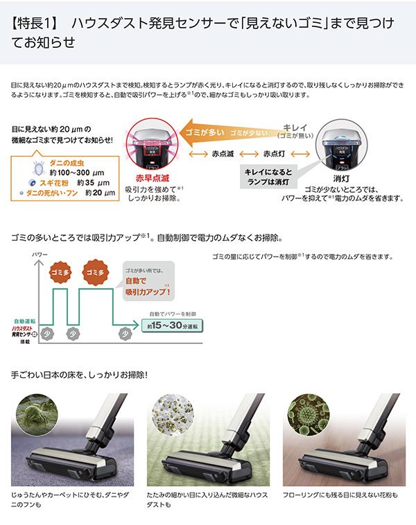 ハンディ 掃除機 Panasonic MC-BU500J-S - 掃除機・クリーナー