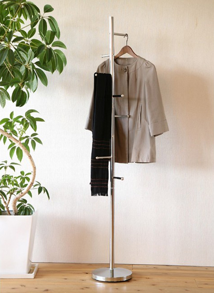 ポールハンガー 玄関ハンガー ポールスタンド コートハンガー スーツハンガー 玄関収納 スチール製 Aimcube エイムキューブ インテリア 家具 雑貨 ハンドメイド作品