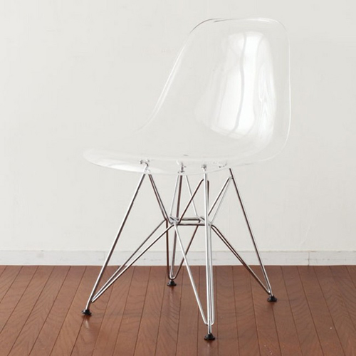 Eames DSR イームズサイドシェルチェア　クリア　チェア　椅子