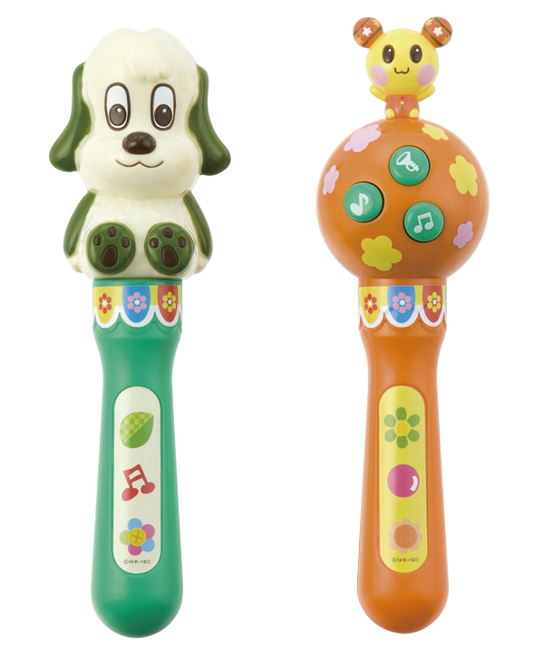 ワンワンとうーたんのマラカス 子供用 マラカス おもちゃ 楽器 幼児用 わんわん ウータン マラカス 単4電池2本付 Aimcube エイムキューブ インテリア 家具 雑貨 ハンドメイド作品