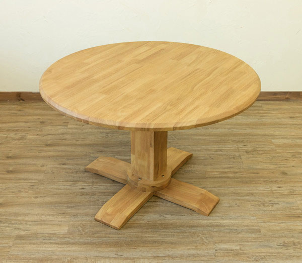ダイニングテーブル 丸型 105cm幅 2人用 4人用 食卓 コーヒーテーブル カフェテーブル 円形 ファミリーテーブル 低ホルムアルデヒド -  aimcube（エイムキューブ）-インテリア・家具・雑貨・ハンドメイド作品