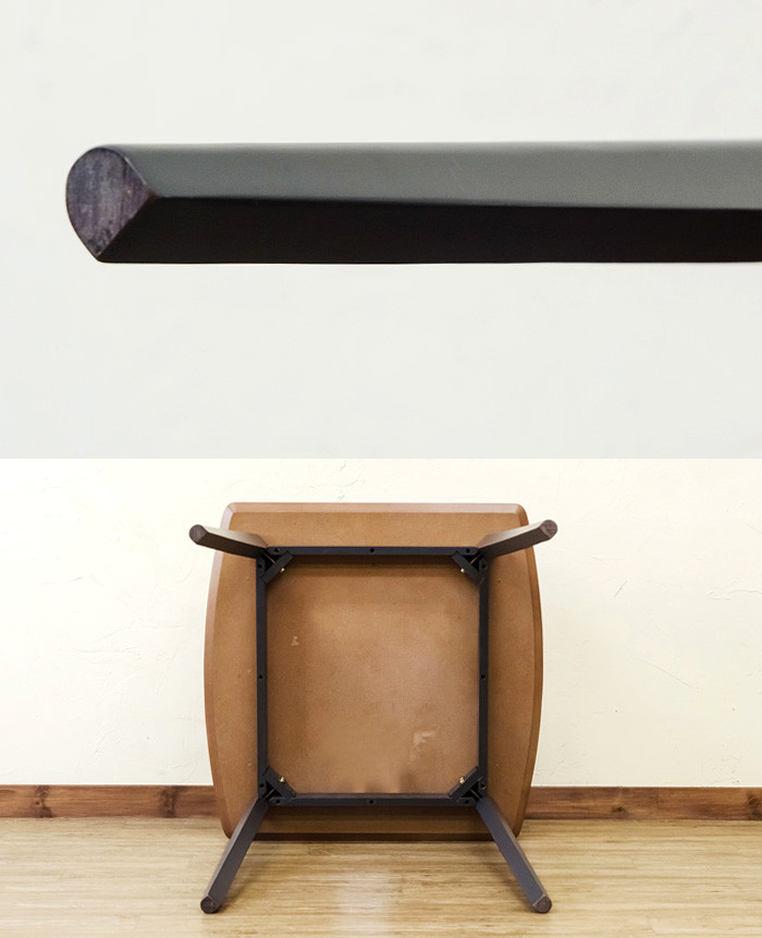 木製ダイニングテーブル正方形☆コンパクト☆1〜2人用65×65北欧