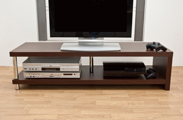 テレビボード 収納棚付 幅120cm AVラック テレビラック 薄型テレビ用