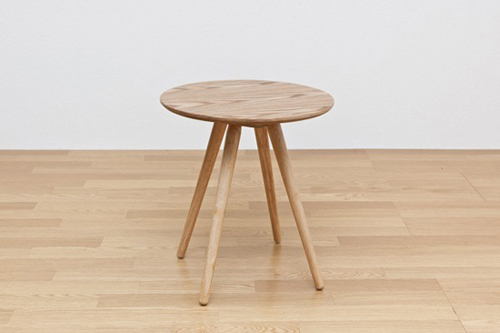 木製ラウンドテーブル フラワースタンド 丸型テーブル 展示台 花台