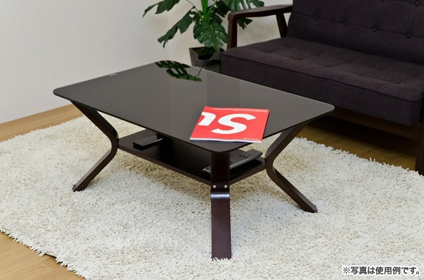 ローテーブル O S センターテーブル 幅90cm ガラステーブル 北欧風