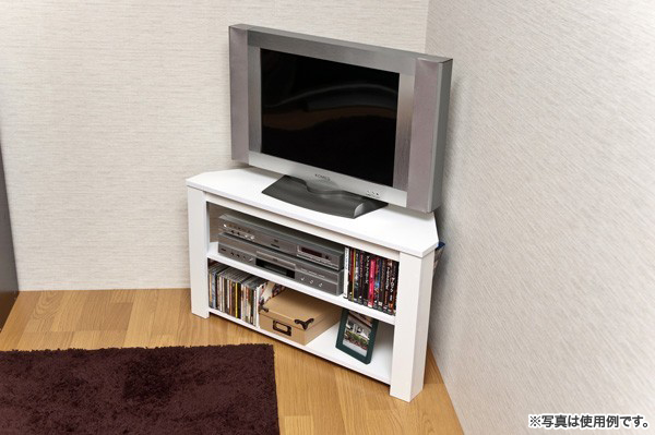 コーナーテレビ台 幅80cm テレビボード TV台 TVボード ローボード コーナーラック 背面コード穴付 -  aimcube（エイムキューブ）-インテリア・家具・雑貨・ハンドメイド作品