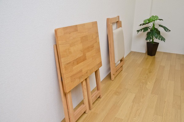 北欧風 折りたたみテーブル 幅70cm チェア 折り畳みデスク パソコンデスク 簡易テーブル 天然木製 Aimcube エイムキューブ インテリア 家具 雑貨 ハンドメイド作品