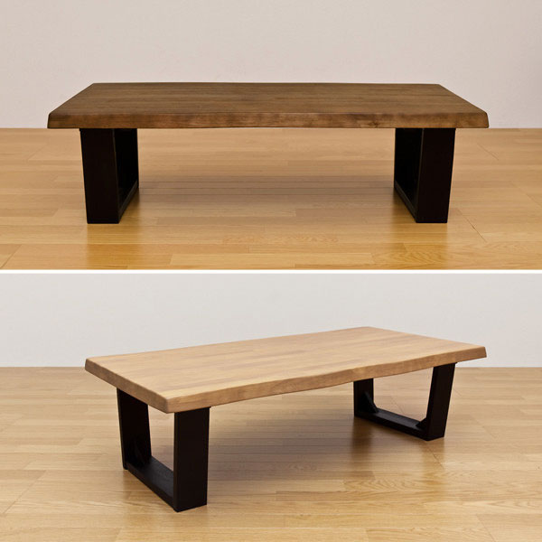 センターテーブル 木製 和モダン リビングテーブル 幅120cm 和風